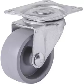 Колесо поворотное, без тормоза LWP-40GY 40 мм, до 40 кг, цвет серый