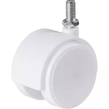 Колесо поворотное без тормоза LWT850WH 50 мм максимальная нагрузка 30 кг цвет белый