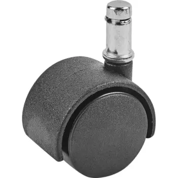 Колесо поворотное Standers без тормоза со втулкой для мягкого пола 40 мм максимальная нагрузка 15 кг цвет чёрный
