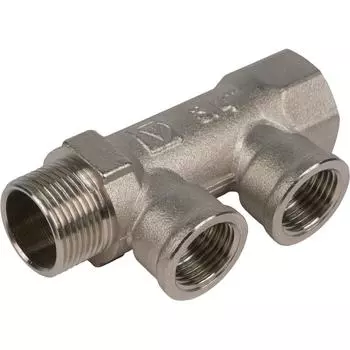 Коллектор с внутренней резьбой Valtec на 2 выхода 3/4"x1/2" VTc.550.N.0502