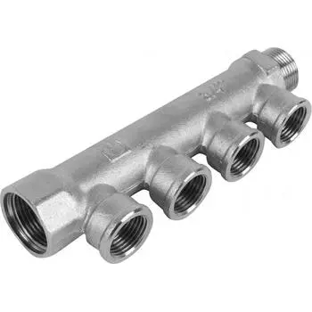 Коллектор с внутренней резьбой Valtec на 4 выхода 3/4x1/2 VTc.550.N.0504