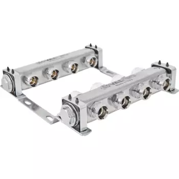 Коллекторная группа Valtec 1"x3/4" 4 выхода евроконус VTc.582.EMNX.0604