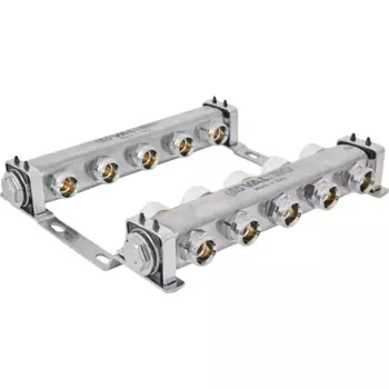 Коллекторная группа Valtec 1"x3/4" 5 выходов евроконус VTc.582.EMNX.0605