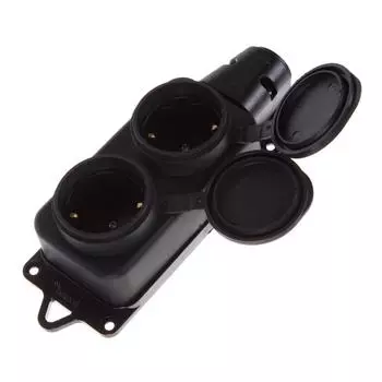 Колодка с заземлением Lezard 2 розетки