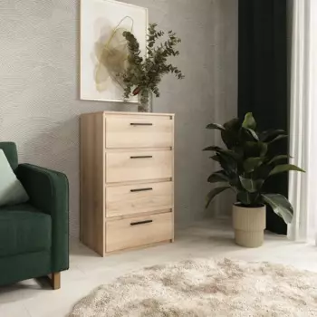 Комод Лион 4 ящика 60х100.2х41.7 см ЛДСП цвет комано