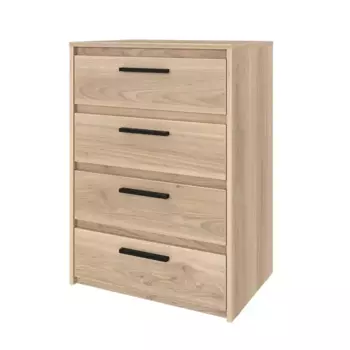 Комод Лион 4 ящика 60х84х41,7 см ЛДСП цвет дуб комано