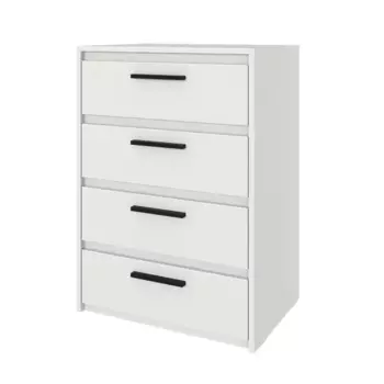 Комод Лион 4 ящика 60х84х41,7 см ЛДСП цвет белый