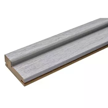 Комплект дверной коробки Бостон 2070x70x28 мм ПВХ цвет серый (2.5 шт.)