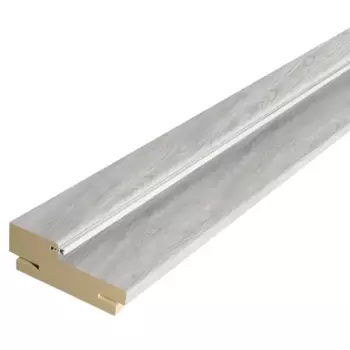 Комплект дверной коробки Канзас телескопический 2070x80x3.8 мм ПВХ цвет дуб европейский серый (2.5шт.)