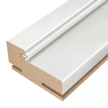 Комплект дверной коробки Сиена телескопический 2100x70x32 мм ПЭТ цвет белый 2.5 шт.