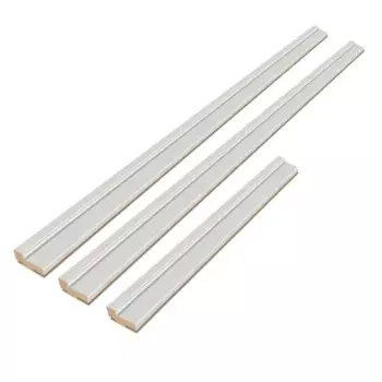 Комплект дверной коробки телескопический 75x75x40 мм Hardflex цвет белый