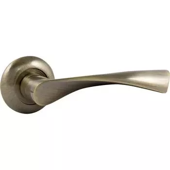 Комплект дверных ручек без запирания SET45/Z PRIMA RM/HD AB-6 зеленая бронза