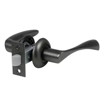 Комплект дверных ручек на розетке Edson PS5R1 без запирания цвет графит