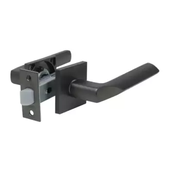 Комплект дверных ручек на розетке Edson PS9Q2 без запирания цвет графит