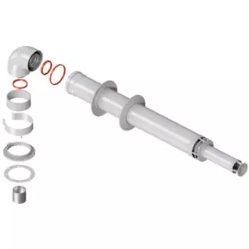 Комплект дымохода Rommer антилёд универсальный 60/100 - 750мм RCA-6010-251000