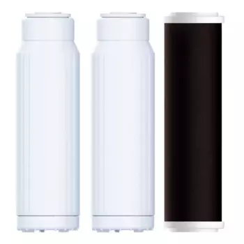 Комплект картриджей Барьер Профи Жесткость Х2 для жесткой воды, двойной ресурс умягчения 3 ступени формат SL10