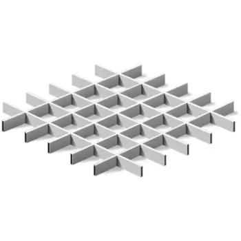 Комплект грильято 100x100x40 мм 2.4 м металлик
