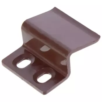 Комплект креплений для антимоскитной сетки 3.4x2.7 см ПВХ цвет коричневый 4 шт.