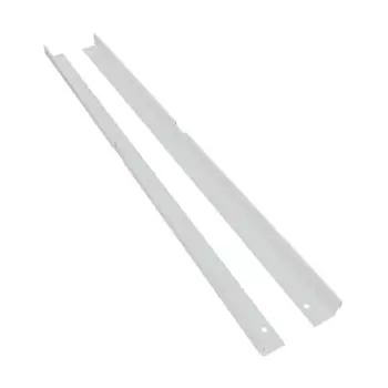 Комплект крепления полки Титан-GS 43x2x3.2 см металл цвет белый