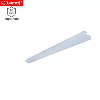 Комплект кронштейнов двухрядных Larvij 32 см нагрузка до 55 кг цвет белый 10 шт.