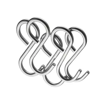 Комплект крючков для рейлинга Lemax 3x2x6 см металл цвет хром 5 шт.