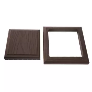 Комплект крышка/юбка для столба T-Decks 125x125 мм ДПК цвет венге