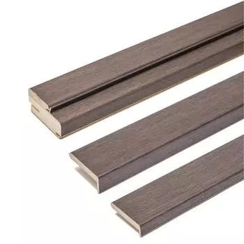 Комплект монтажный (коробка, наличники, притвор) Candler для 2-ств дуб черный