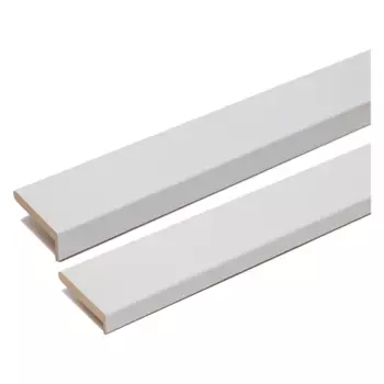 Комплект наличников Танганика 2150x70x10 мм CPL цвет белый (6 шт.)