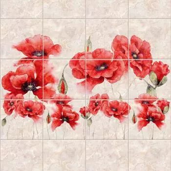 Комплект стеновых панелей ПВХ Маки 2700x250x8 мм 2.7 м 4 шт