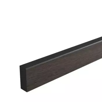 Комплект плинтусов Дуб Конкорд 120x4 см 1 шт 80x4 см 2 шт HPL-пластик цвет коричневый