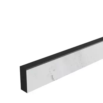 Комплект плинтусов Марола 120x4 см 1 шт 60x4 см 2 шт HPL-пластик цвет серо-белый