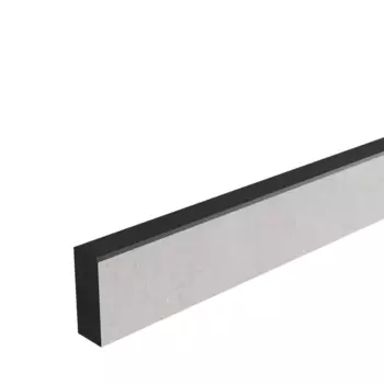 Комплект плинтусов Саона 120x4 см 1 шт 60x4 см 2 шт HPL-пластик цвет серый