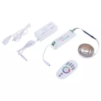 Светодиодная лента для подсветки рабочей зоны 12В 6Вт/м smd5050 30д/м IP20 390Лм/м ширина подложки 12мм 2м RGBW