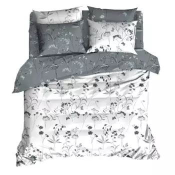 Комплект постельного белья Florin евро бязь серый