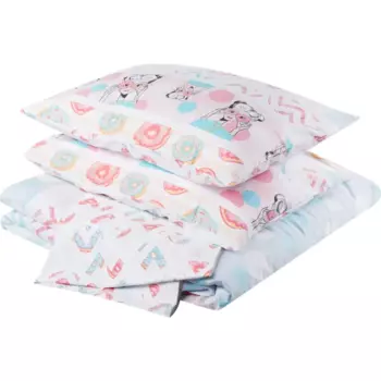 Комплект постельного белья Mona Liza Donut полутораспальный сатин разноцветный