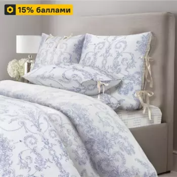 Комплект постельного белья Mona Liza Chalet евро сатин голубой