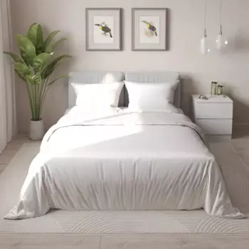 Комплект постельного белья Mona Liza двуспальный Plus бязь белый