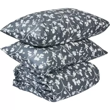 Комплект постельного белья Шуйские ситцы Дом снов Гардения полутораспальный серый