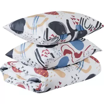 Комплект постельного белья Шуйские ситцы Дом снов Спейс полутораспальный разноцветный