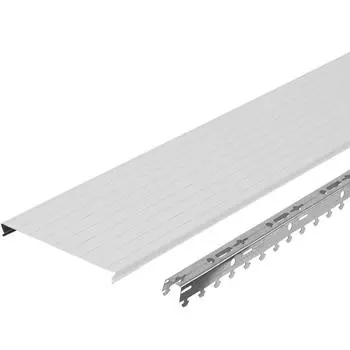 Комплект потолка Artens 1.7x1.7 м цвет жемчужно-белый с металлической полосой