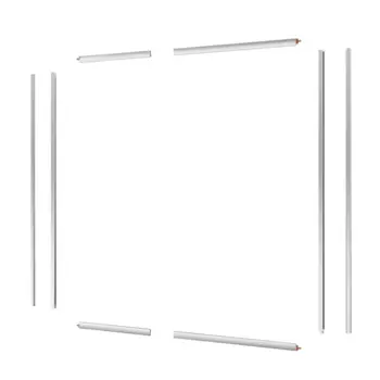 Комплект профилей и фурнитуры для душевой ширмы Sensea Easy 100x70 см цвет хром