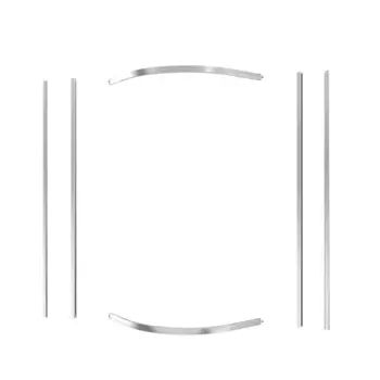 Комплект профилей и фурнитуры для душевой ширмы Sensea Easy 1/4 круг 100x100 цвет хром