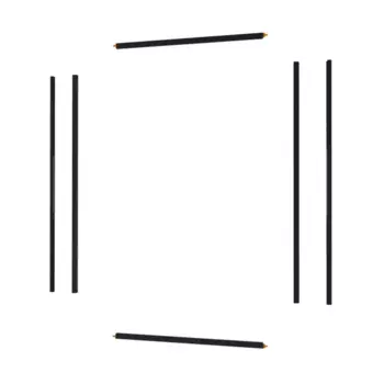 Комплект профилей и фурнитуры для раздвижной душевой двери Sensea Easy 150 см цвет черный