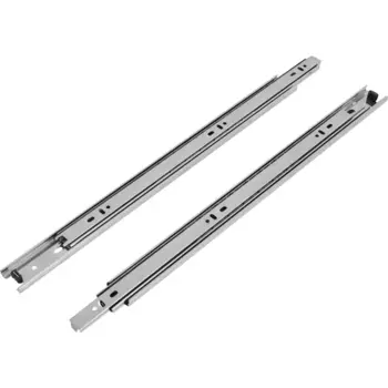 Комплект шариковых направляющих полного выдвижения EDS Chrome EDS-35 35/450 мм сталь, цвет серебро