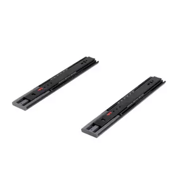 Комплект шариковых направляющих Samet 300 мм с доводчиком сталь цвет черный