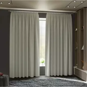 Комплект штор на ленте блэкаут Miamoza Nola 150x250 см цвет светло-серый