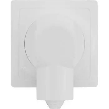 Комплект силовой встраиваемый Systeme Electric W59 розетка, вилка, монтажная коробка, цвет белый