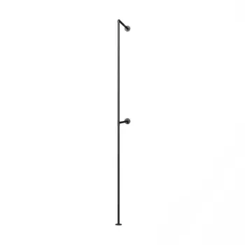 Комплект системы хранения Larvij PIPE06 7.5x100.5x8.5 см цвет черный