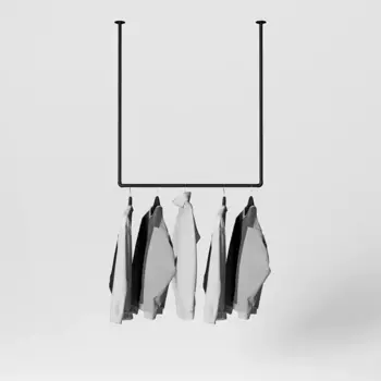 Комплект системы хранения Larvij PIPE10 7.5x100.5x8.5 см цвет черный