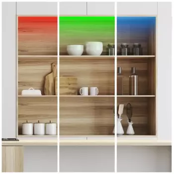 Комплект светодиодной ленты для контурной подсветки SMD 5050 30 диод/8 Вт/м 24 В 10 мм IP20 5 м RGB свет